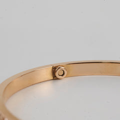 Cartier Love SM Pave Diamond Size 16 Pink Gold Bracelet 2024