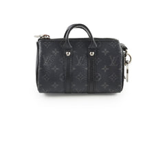 Louis Vuitton Monogram Eclipse Nano Keepall Bag Charm