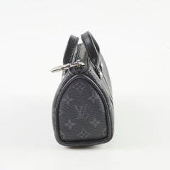 Louis Vuitton Monogram Eclipse Nano Keepall Bag Charm