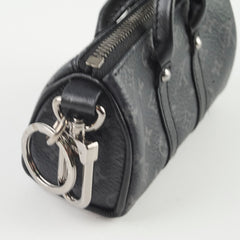 Louis Vuitton Monogram Eclipse Nano Keepall Bag Charm