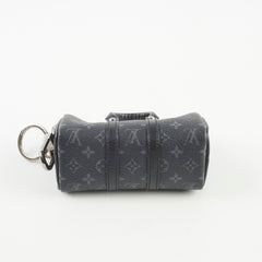 Louis Vuitton Monogram Eclipse Nano Keepall Bag Charm