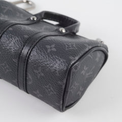 Louis Vuitton Monogram Eclipse Nano Keepall Bag Charm