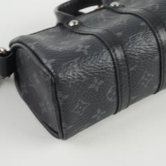 Louis Vuitton Monogram Eclipse Nano Keepall Bag Charm