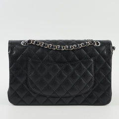 Chanel Medium/Large Caviar Classic Flap Black 2021