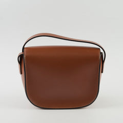 Celine Folco Triomphe Medium Crossbody bag brown