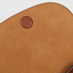 Celine Folco Triomphe Medium Crossbody bag brown