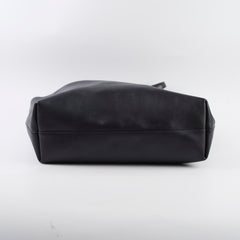 Saint Laurent Black Leather Shopping Shoulder Tote