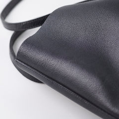 Saint Laurent Black Leather Shopping Shoulder Tote