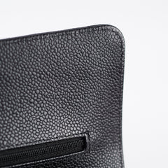 Chanel Caviar Medium Medium/Large Classic Flap GHW Microchip