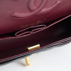 Chanel Caviar Medium Medium/Large Classic Flap GHW Microchip