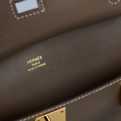 Hermes Mini  Jypsiere Etoupe GHW B Stamp