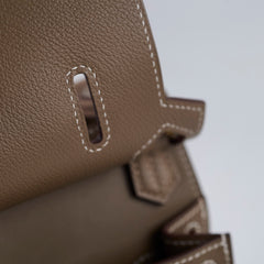 Hermes Mini  Jypsiere Etoupe GHW B Stamp