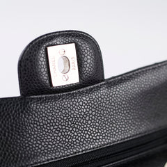 Chanel Small Caviar Double Classic Flap Black