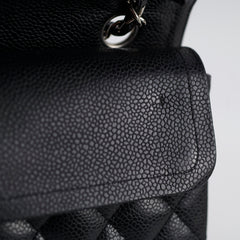 Chanel Small Caviar Double Classic Flap Black