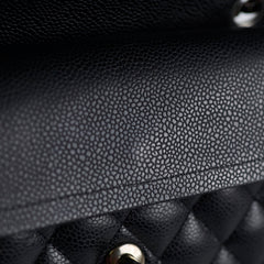 Chanel Small Caviar Double Classic Flap Black