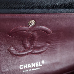 Chanel Small Caviar Double Classic Flap Black