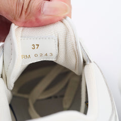 Celine Trainer Low Lace Up White size 37