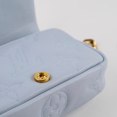 Louis Vuitton Bubblegram Wallet on Strap Blue