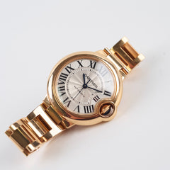 Cartier Ballon Bleu 33mm Watch Rose Gold