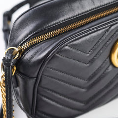 Gucci Marmont Camera Bag Small in Black
