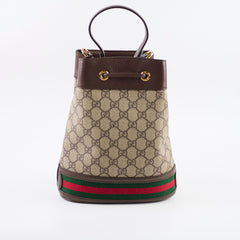 Gucci Ophidia Small Bucket Bag Brown