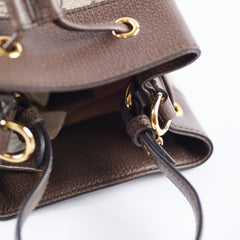 Gucci Ophidia Small Bucket Bag Brown