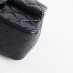 Chanel Top Handle Mini Rectangle Black Lambskin