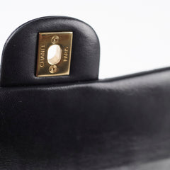 Chanel Top Handle Mini Rectangle Black Lambskin