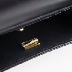 Chanel Top Handle Mini Rectangle Black Lambskin