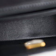 Chanel Top Handle Mini Rectangle Black Lambskin