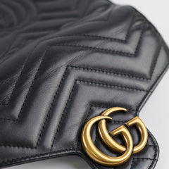 Gucci Marmont Wallet On Chain Black