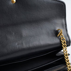Gucci Marmont Wallet On Chain Black