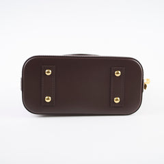 Louis Vuitton Alma BB Damier Ebene with Braided Handle Microchip