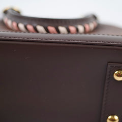 Louis Vuitton Alma BB Damier Ebene with Braided Handle Microchip