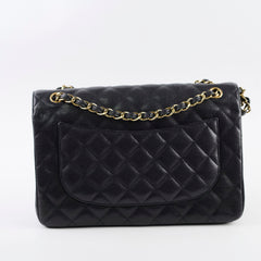 Chanel Caviar Jumbo Double Flap Black