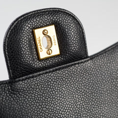 Chanel Caviar Jumbo Double Flap Black