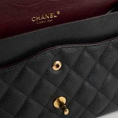 Chanel Caviar Jumbo Double Flap Black