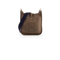 Hermes Mini Evelyne Clemence Etoupe 2024