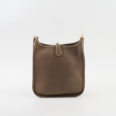 Hermes Mini Evelyne Clemence Etoupe 2024