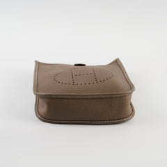 Hermes Mini Evelyne Clemence Etoupe 2024