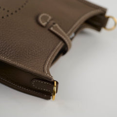 Hermes Mini Evelyne Clemence Etoupe 2024