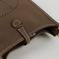 Hermes Mini Evelyne Clemence Etoupe 2024