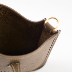 Hermes Mini Evelyne Clemence Etoupe 2024