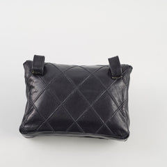 Chanel Vintage Belt Bag Black Lambskin