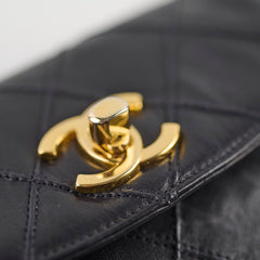 Chanel Vintage Belt Bag Black Lambskin