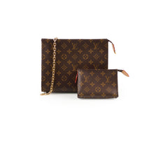 Louis Vuitton Toiletry 25cm with Chain Monogram(with Mini One 14cm)