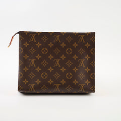 Louis Vuitton Toiletry 25cm with Chain Monogram(with Mini One 14cm)