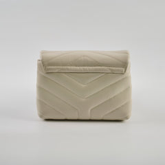 Saint Laurent Toy Lou Lou Ivory Silver HW