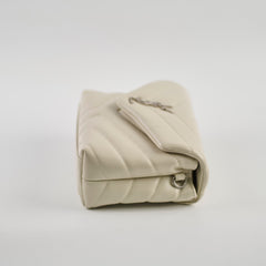 Saint Laurent Toy Lou Lou Ivory Silver HW
