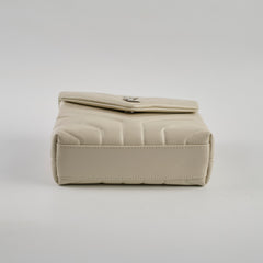 Saint Laurent Toy Lou Lou Ivory Silver HW